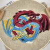 bayeux stitch dragons