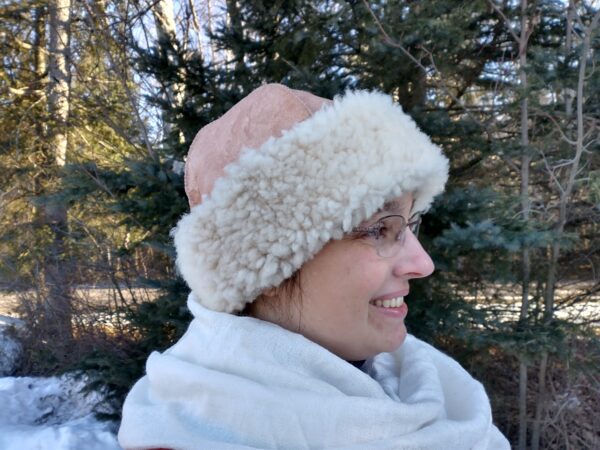 sheepskin winter hat