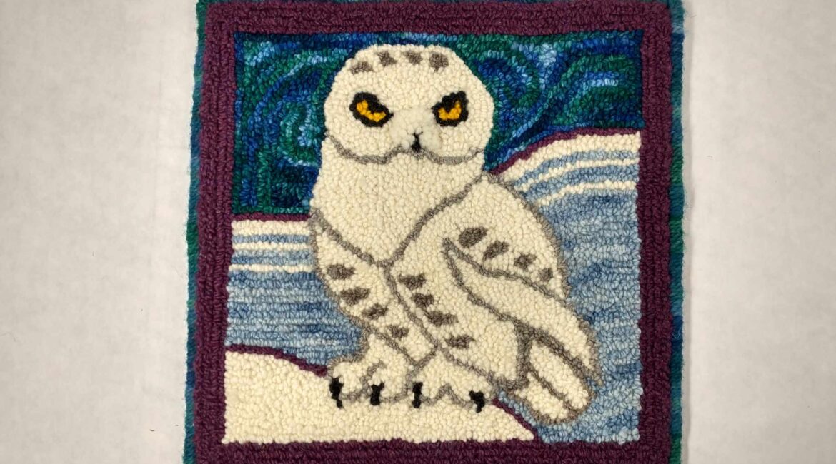 finished snowy owl