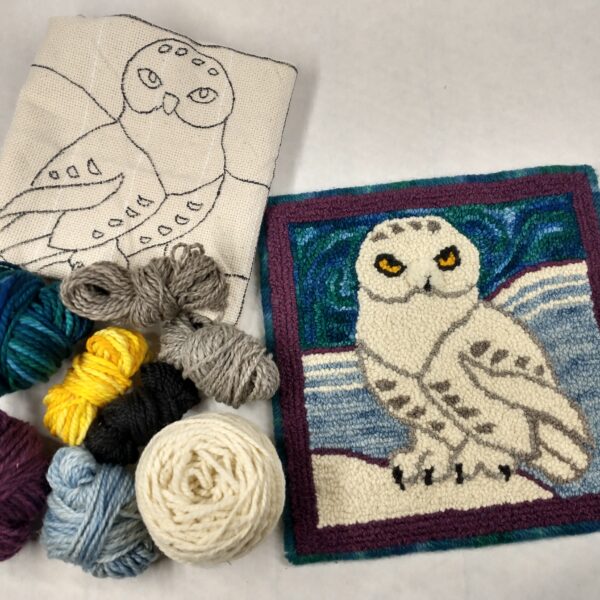 snowy owl punch needle kit