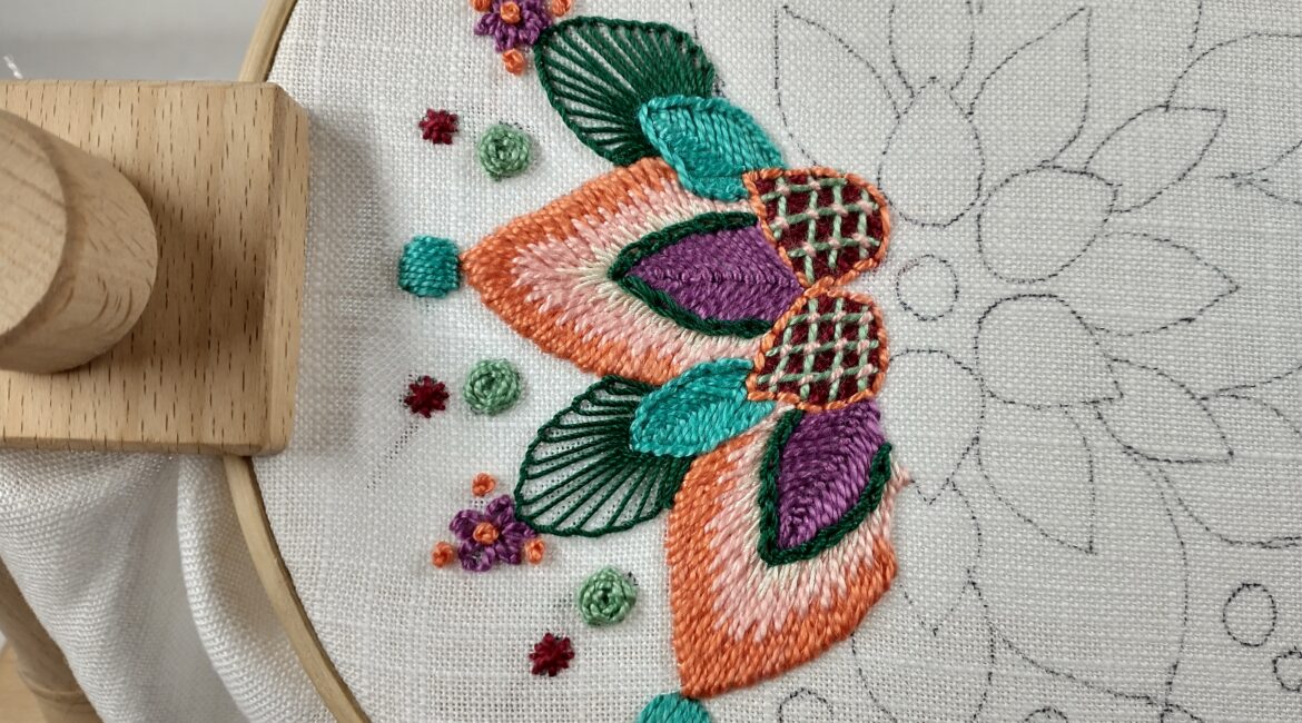 thrums embroidery