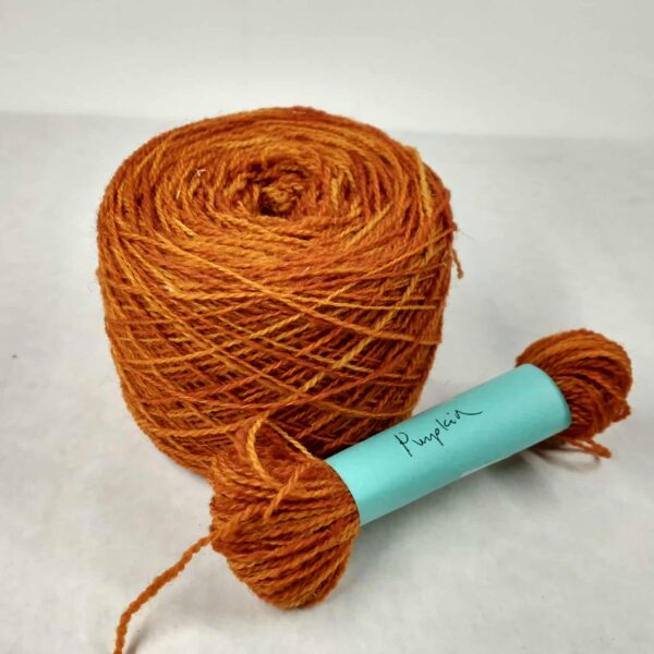 pumpkin embroidery yarn