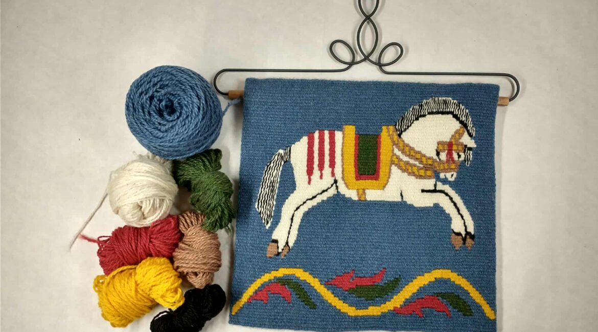 fjord horse tapestry