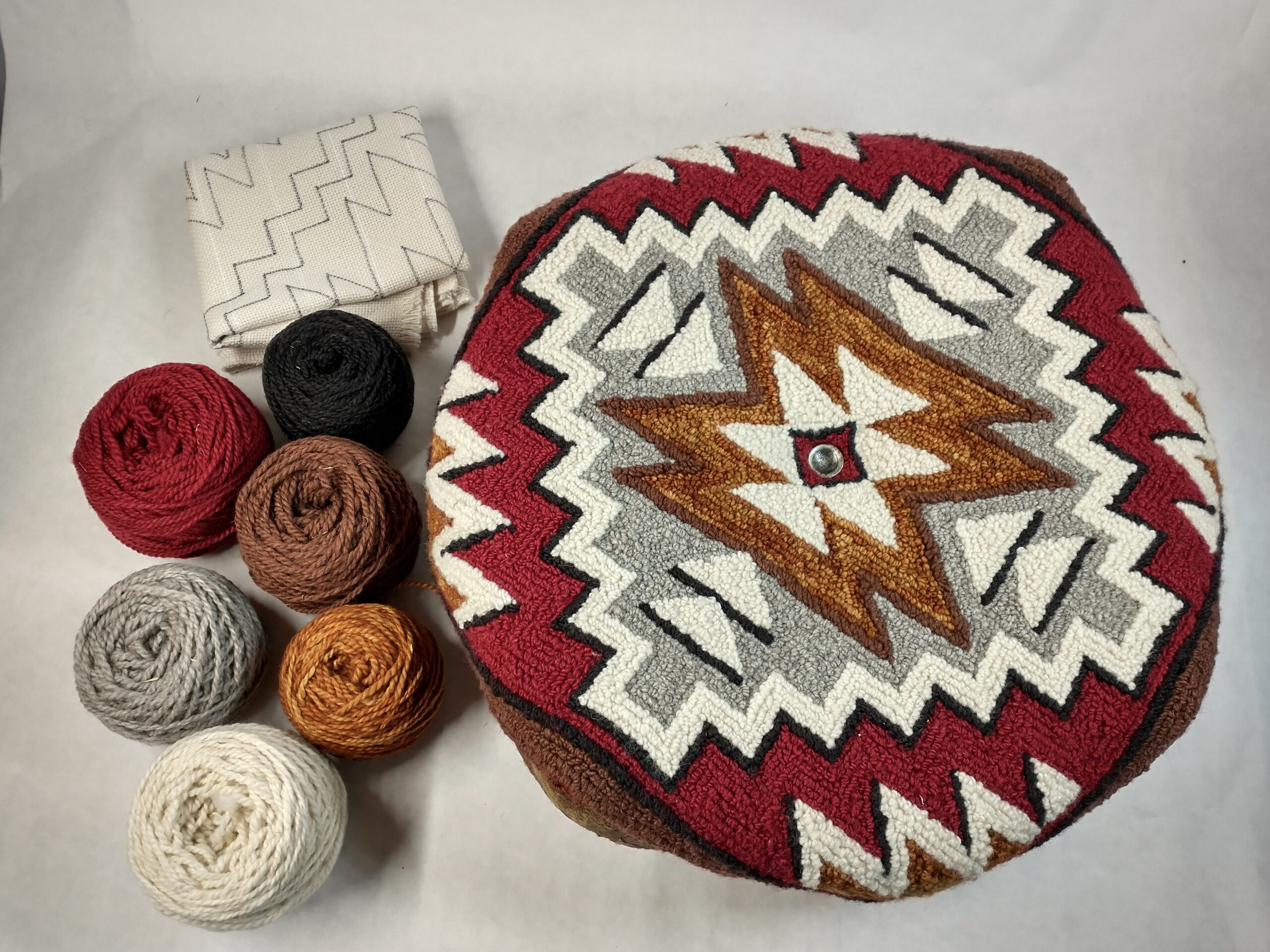 punch needle biscornu kit