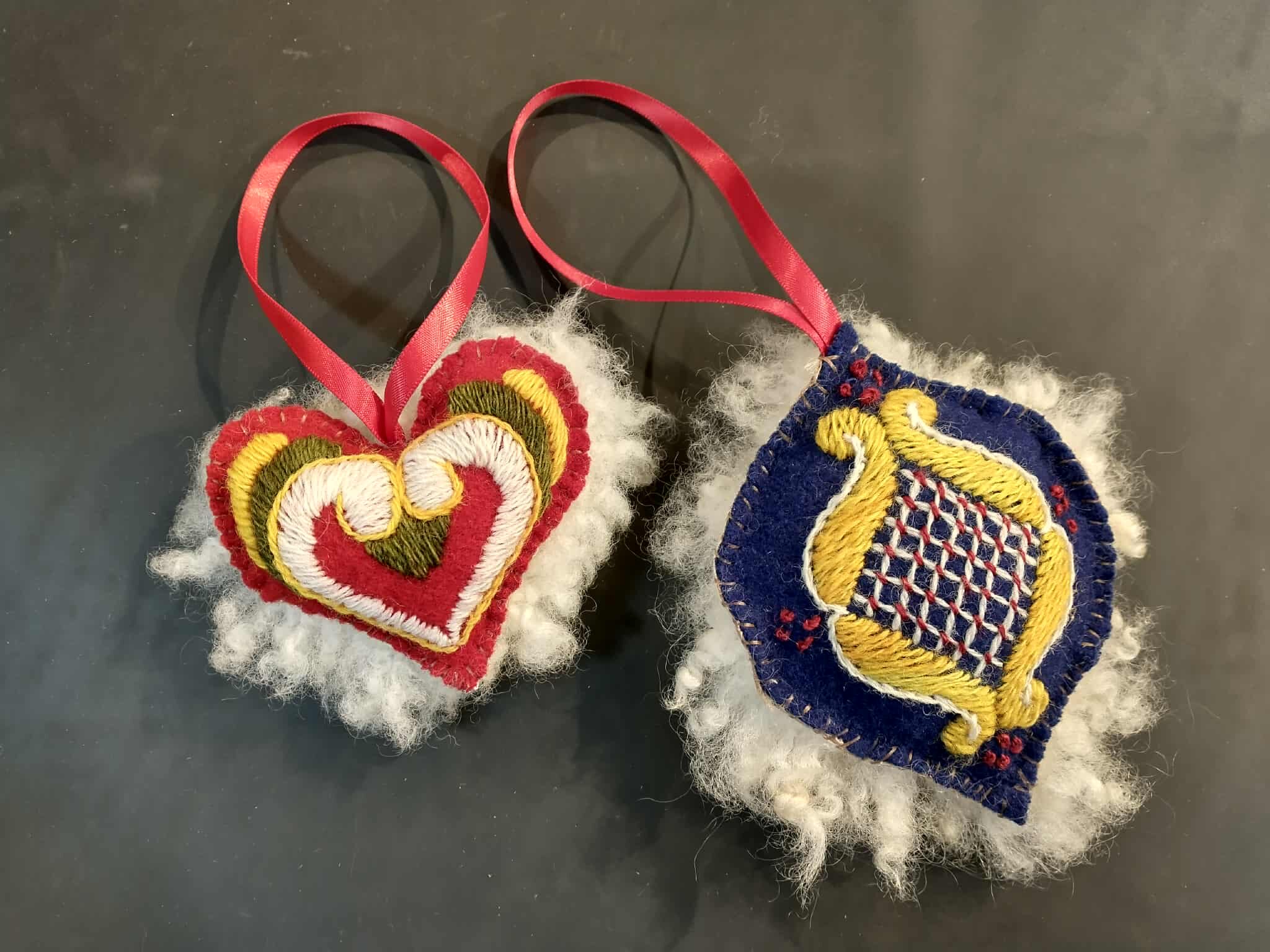 two ornaments