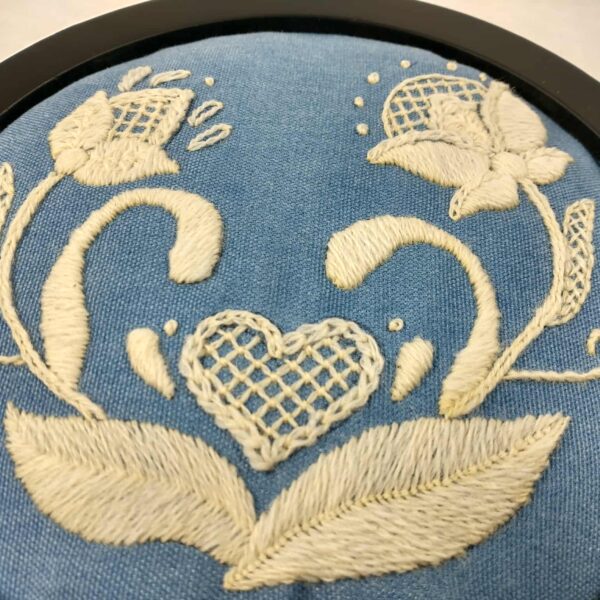 embroidery angle view