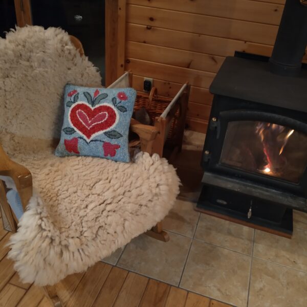 cream narrow in chair